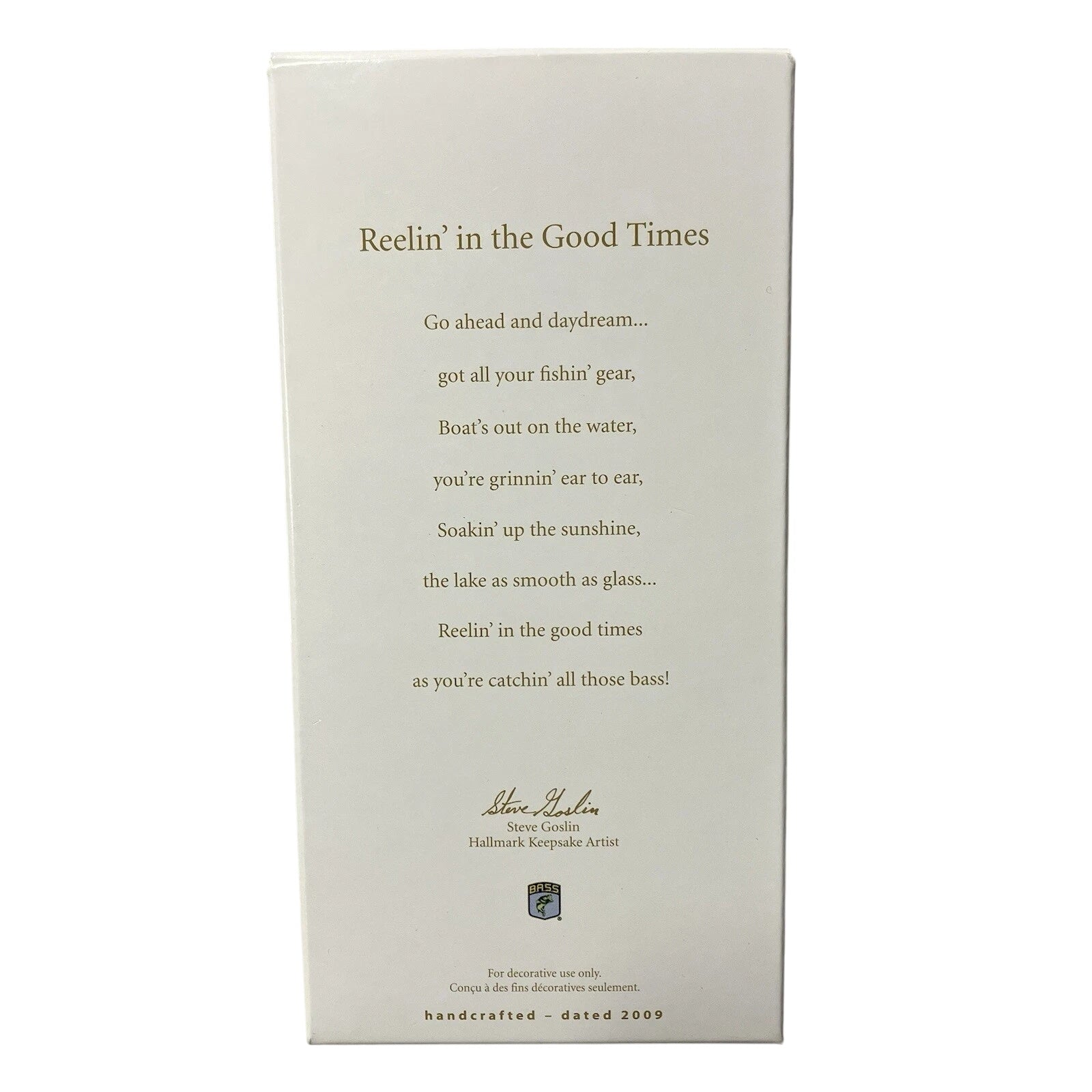 2009 Reelin' in the Good Times Hallmark Ornament (Boat) QXI1212