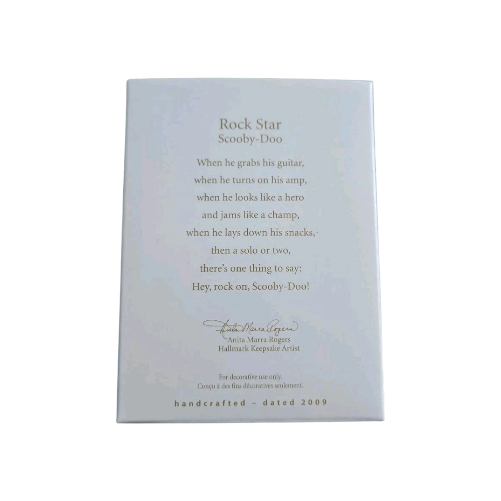 2009 Rock Star Hallmark Ornament (Scooby-Doo) QXI1202