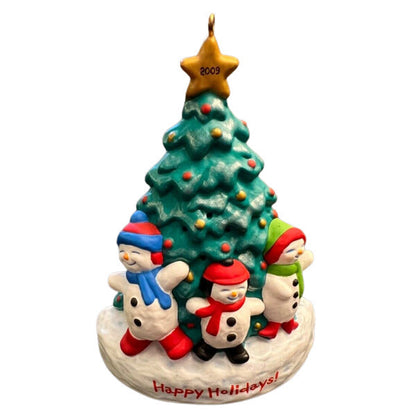 2009 Rockin' Around the Christmas Tree Hallmark Ornament (Snowman) QSR4542