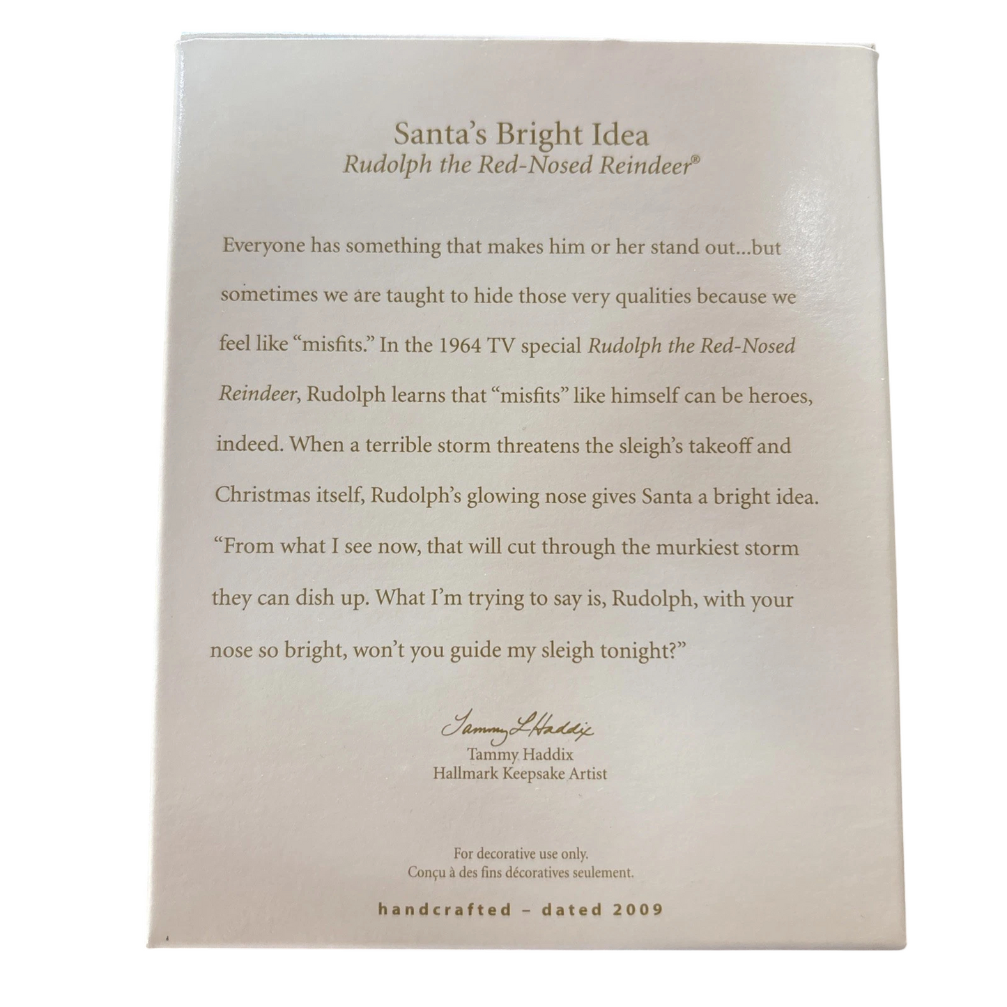 2009 Santa's Bright Idea (Rudolph the Red-Nosed Reindeer)