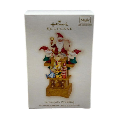 2009 Santa's Jolly Workshop Hallmark Ornament (Santa's Jolly Workshop) QXG6035 Image2
