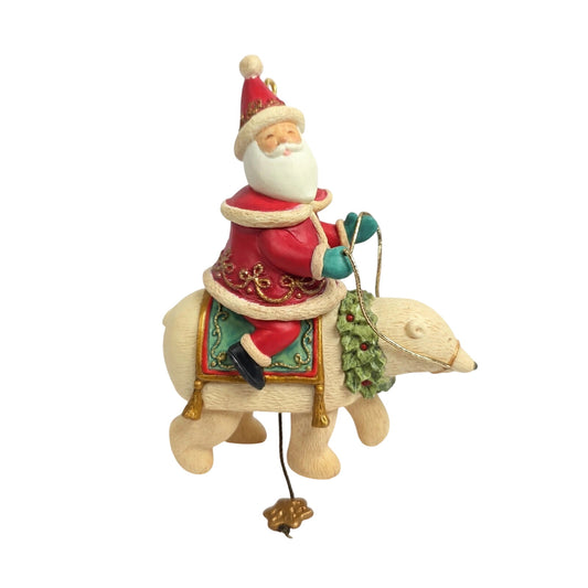 2009 Santa's Magical Bear Hallmark Ornament (Yuletide Treasures) QX8405 Image1