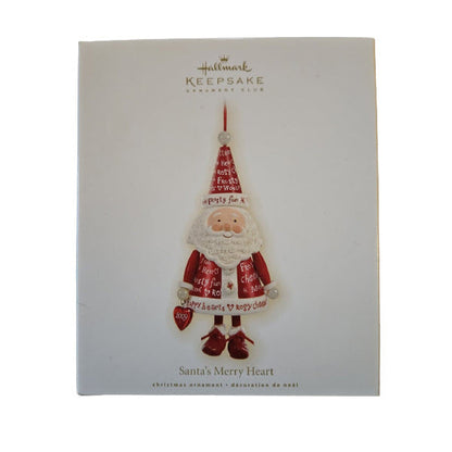 2009 Santa's Merry Heart Hallmark Ornament (Santa Claus) QXC9025