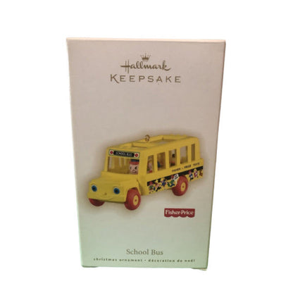 2009 School Bus Hallmark Ornament (Fisher Price) QXI1222