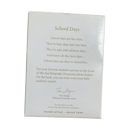 2009 School Hallmark Ornament (Photo Holder) QXG6725 Image6