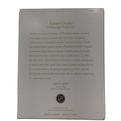 2009 Sidney Crosby Hallmark Ornament (Hockey Greats) QXI1255
