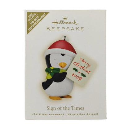 2009 Sign of the Times Hallmark Ornament (Penguin) AD4325