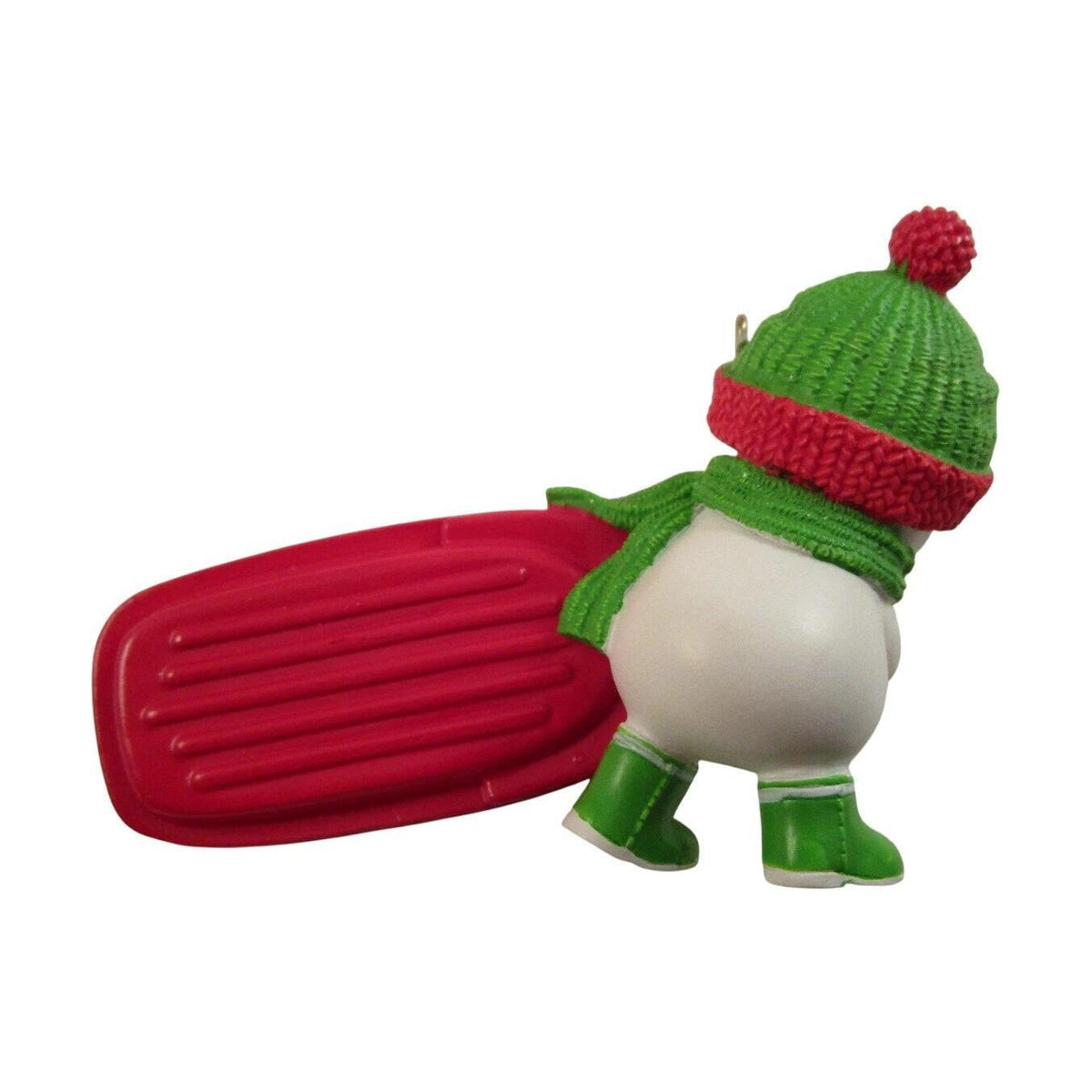 2009 Sledding Snowman Hallmark Ornament (Snowman) QLZ3901 Image3