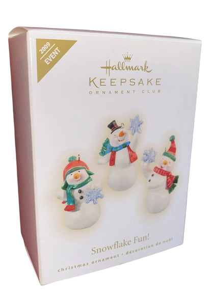 2009 Snowflake Fun! Hallmark Ornament (Snowmen) QXC9006
