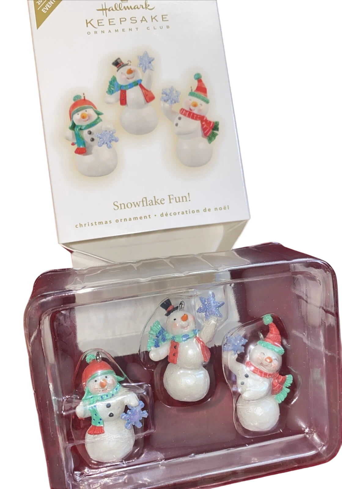 2009 Snowflake Fun! Hallmark Ornament (Snowmen) QXC9006