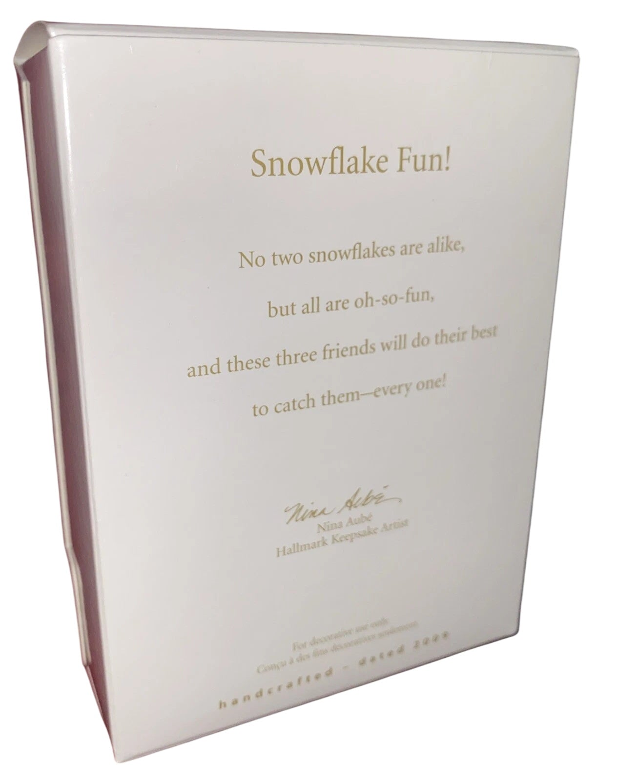 2009 Snowflake Fun! Hallmark Ornament (Snowmen) QXC9006