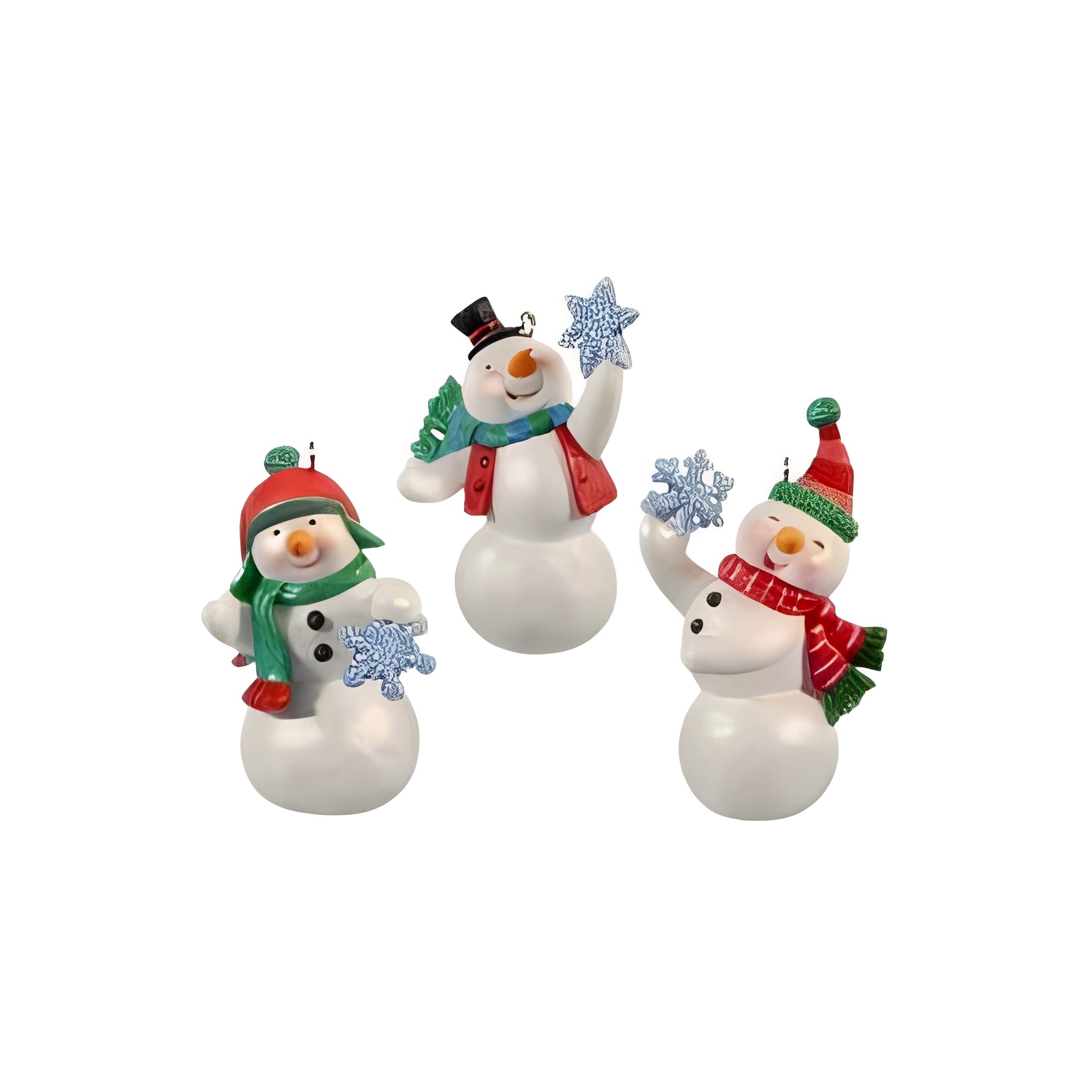 2009 Snowflake Fun! Hallmark Ornament (Snowmen) QXC9006