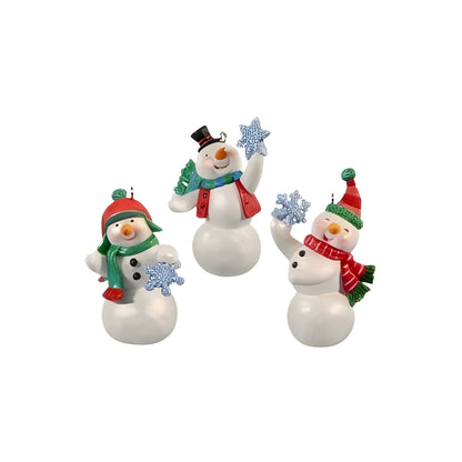 2009 Snowflake Fun! Hallmark Ornament (Snowmen) QXC9006