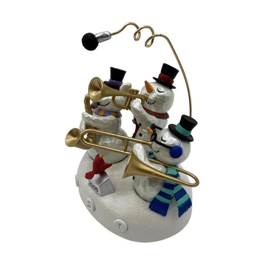 2009 Snowman Band Hallmark Ornament (Snowman) QXG6032 Image1