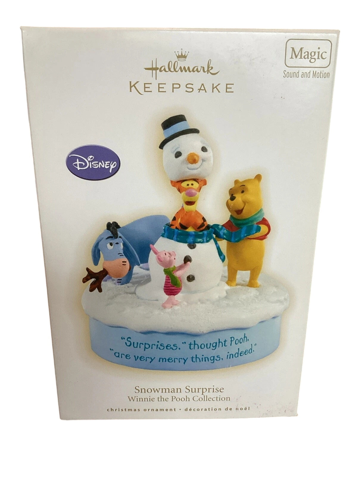 2009 Snowman Surprise Hallmark Ornament (Winnie the Pooh) QXD2012 Image2