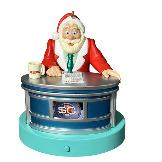 2009 SportsCenter Santa Hallmark Ornament (ESPN) QXI1215 Image1