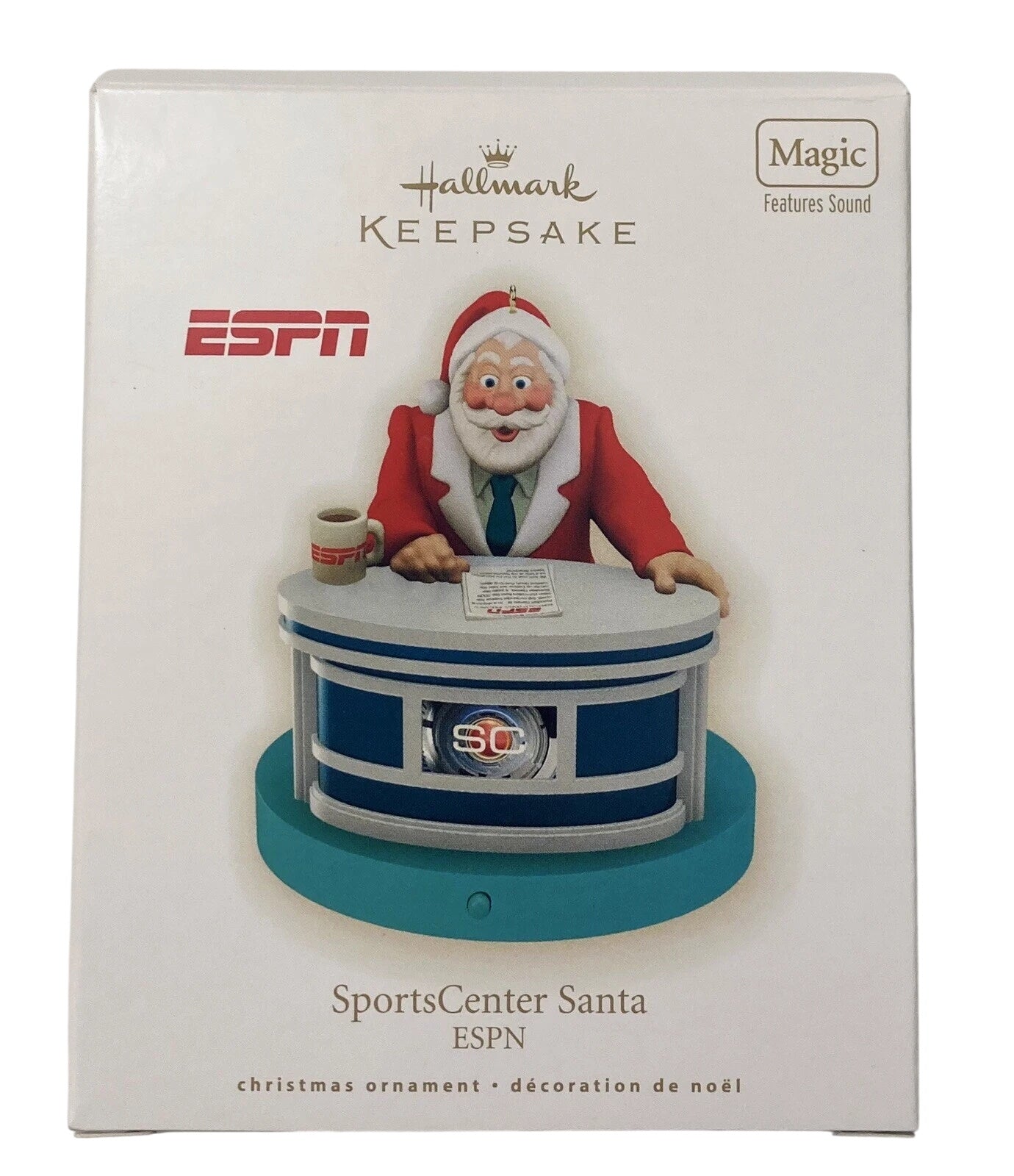 2009 SportsCenter Santa Hallmark Ornament (ESPN) QXI1215 Image2