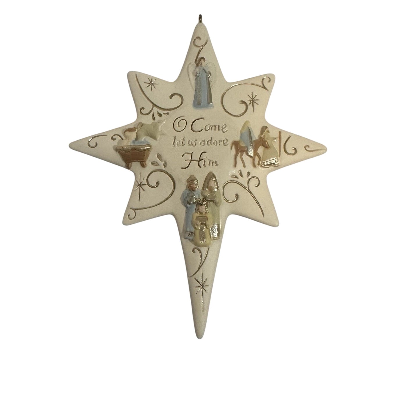 2009 Star of Hope Hallmark Ornament (Nativity) QXT4202 Image1