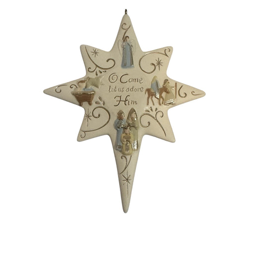 2009 Star of Hope Hallmark Ornament (Nativity) QXT4202 Image1