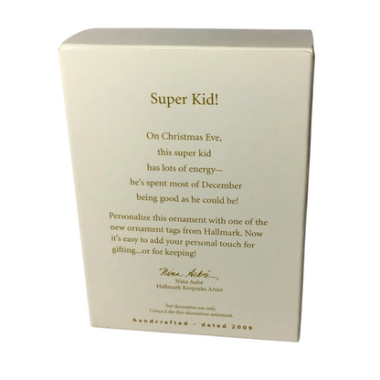 2009 Super Kid! Hallmark Ornament (Nina's Reindeer) QXG6645