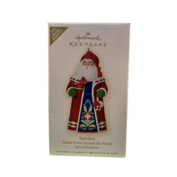 2009 Sweden Hallmark Ornament (Santa From Around the World) QXE3102