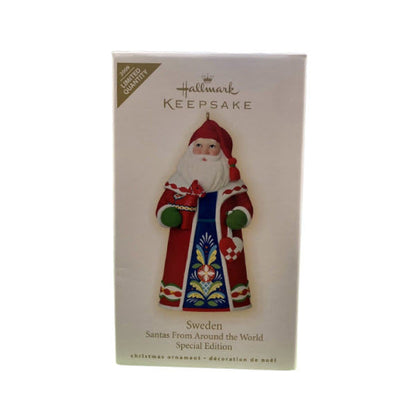 2009 Sweden Hallmark Ornament (Santa From Around the World) QXE3102