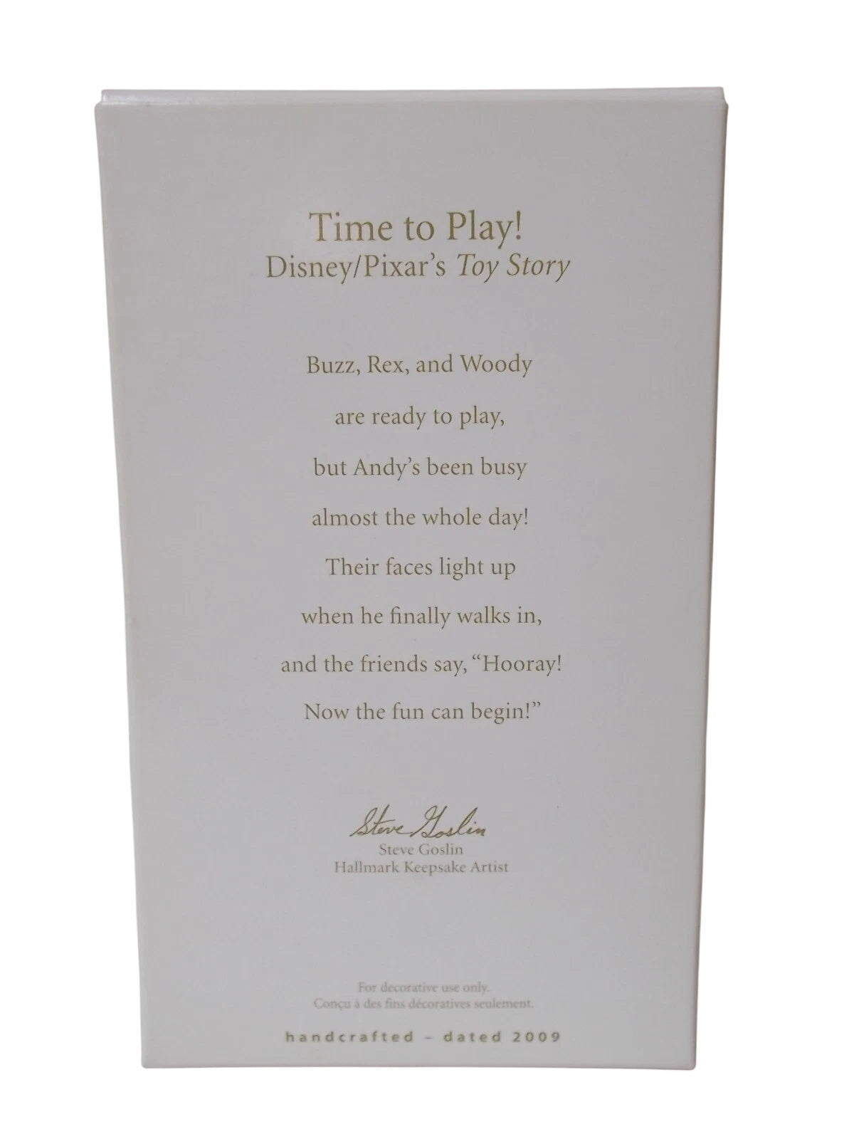 2009 Time to Play! Hallmark Ornament (Toy Story) QXD2095 Image6
