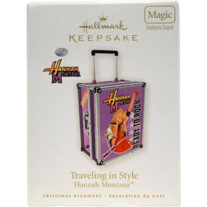 2009 Traveling in Style Hallmark Ornament (Hannah Montana) QXD1113