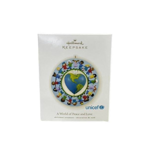 2009 UNICEF A World of Peace and Love Hallmark Ornament (UNICEF) QXI1192
