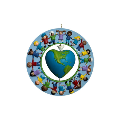 2009 UNICEF A World of Peace and Love Hallmark Ornament (UNICEF) QXI1192 Image1