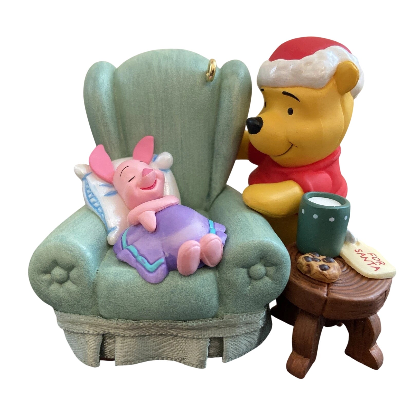 2009 Waiting Up for Santa Hallmark Ornament (Winnie the Pooh) QXD2045 Image1