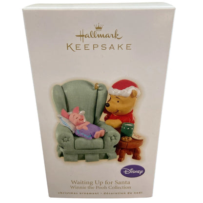 2009 Waiting Up for Santa Hallmark Ornament (Winnie the Pooh) QXD2045 Image2