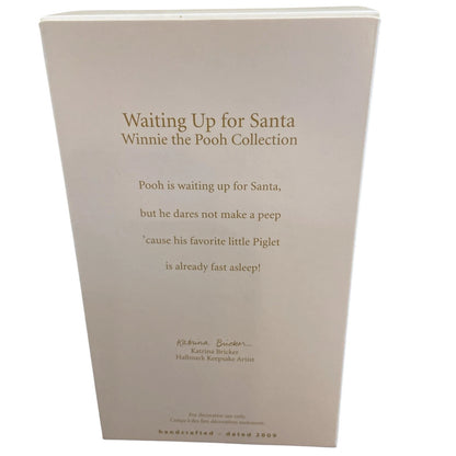 2009 Waiting Up for Santa Hallmark Ornament (Winnie the Pooh) QXD2045 Image6