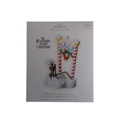 2009 Welcome to Christmas Town Hallmark Ornament (Tim Burton's The Nightmare Before Christmas) QXD2032