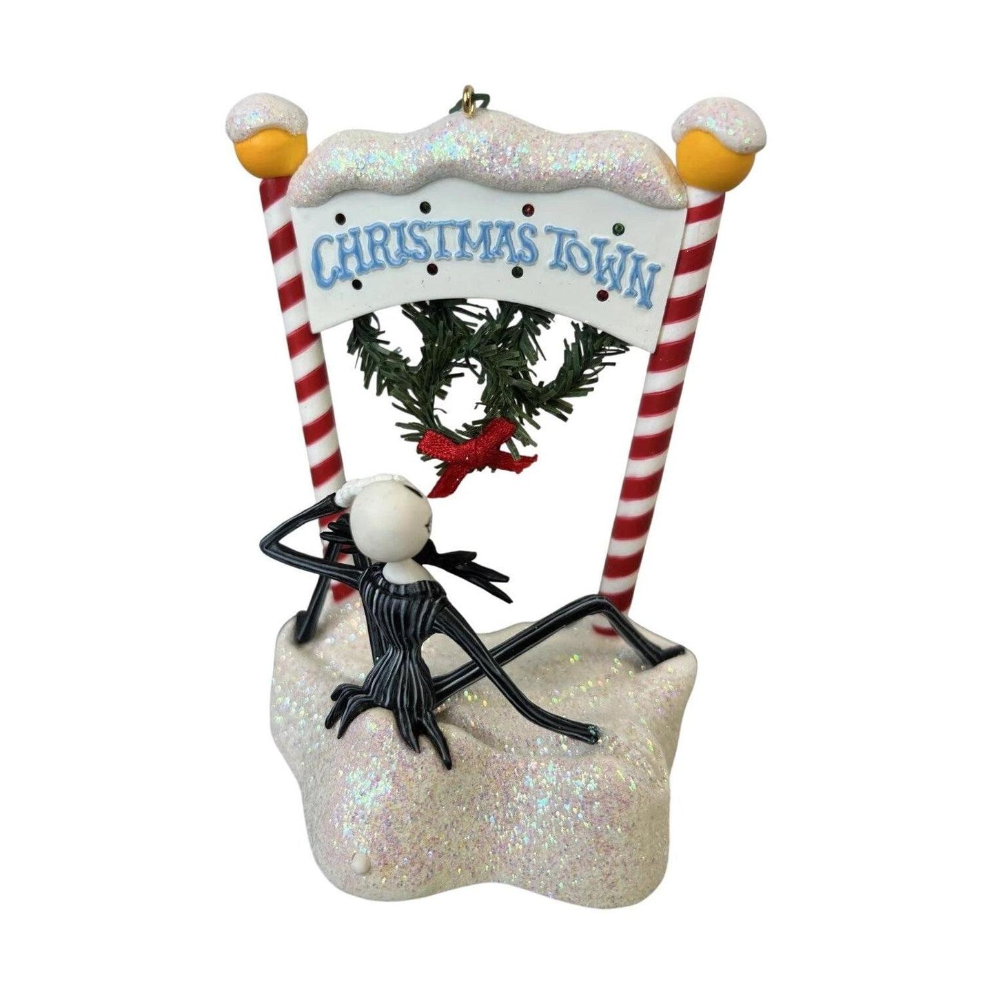 2009 Welcome to Christmas Town Hallmark Ornament (Tim Burton's The Nightmare Before Christmas) QXD2032 Image1