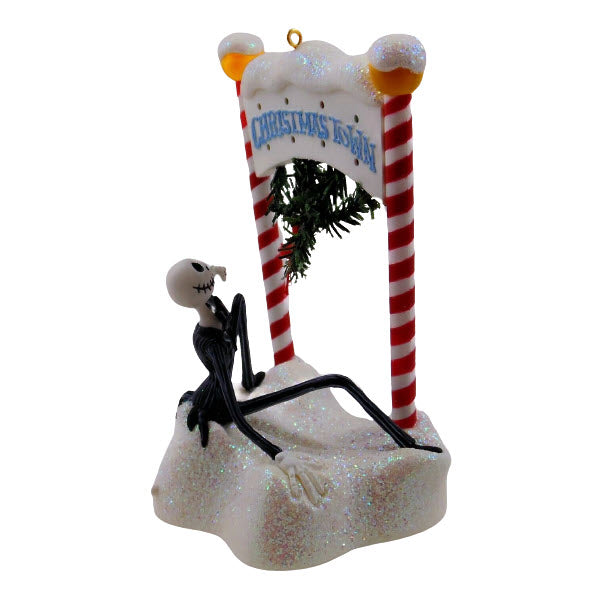 2009 Welcome to Christmas Town Hallmark Ornament (Tim Burton's The Nightmare Before Christmas) QXD2032