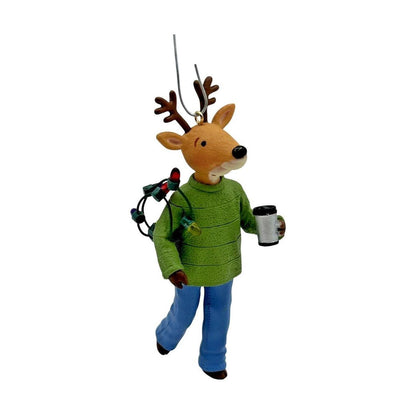 2009 What a Handy Guy! Hallmark Ornament (Nina's Reindeer) QXG6635 Image1