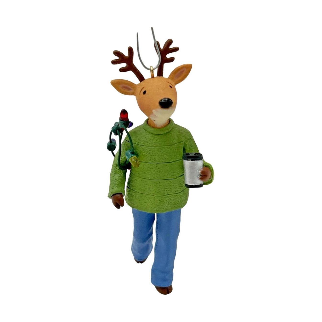 2009 What a Handy Guy! Hallmark Ornament (Nina's Reindeer) QXG6635 Image3