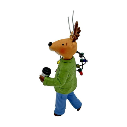 2009 What a Handy Guy! Hallmark Ornament (Nina's Reindeer) QXG6635 Image4