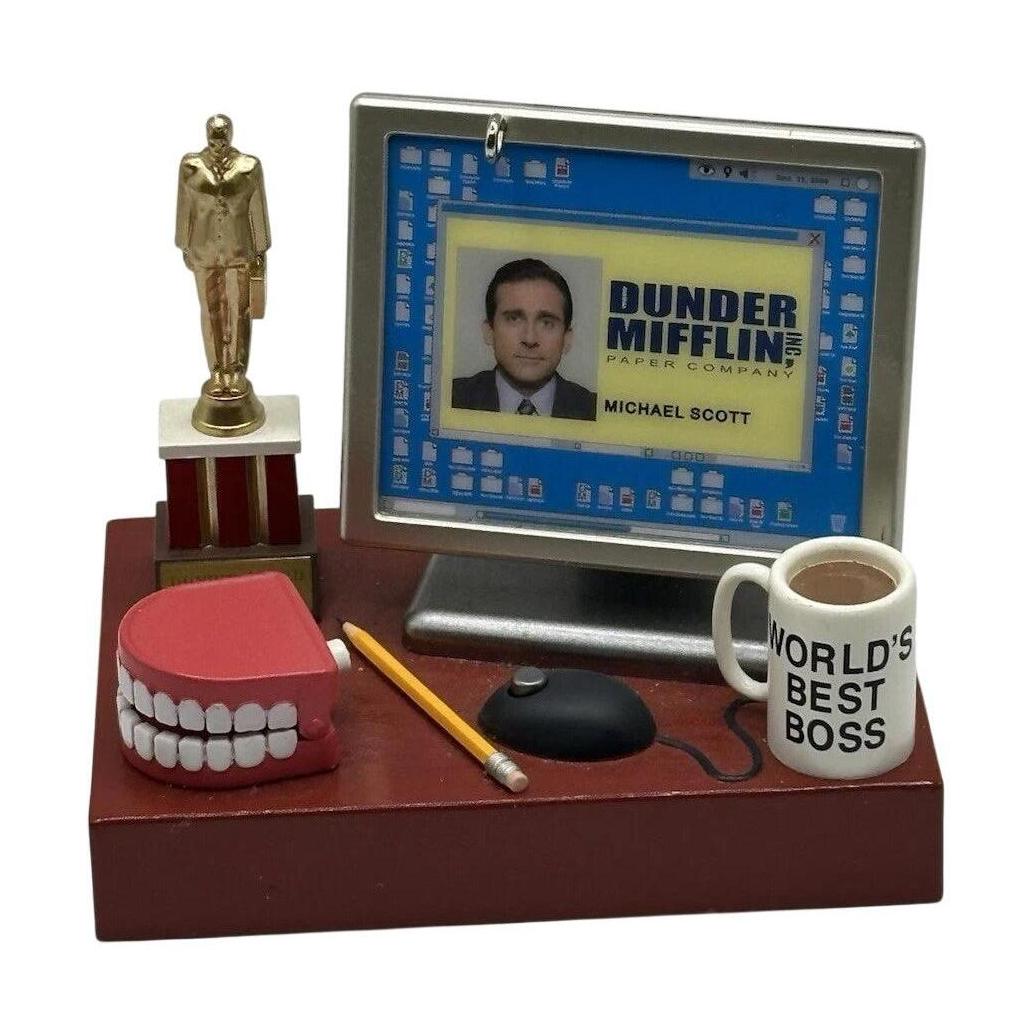 2009 World's Best Boss Hallmark Ornament (The Office) QXI1305 Image1