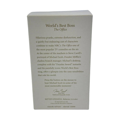2009 World's Best Boss Hallmark Ornament (The Office) QXI1305 Image7