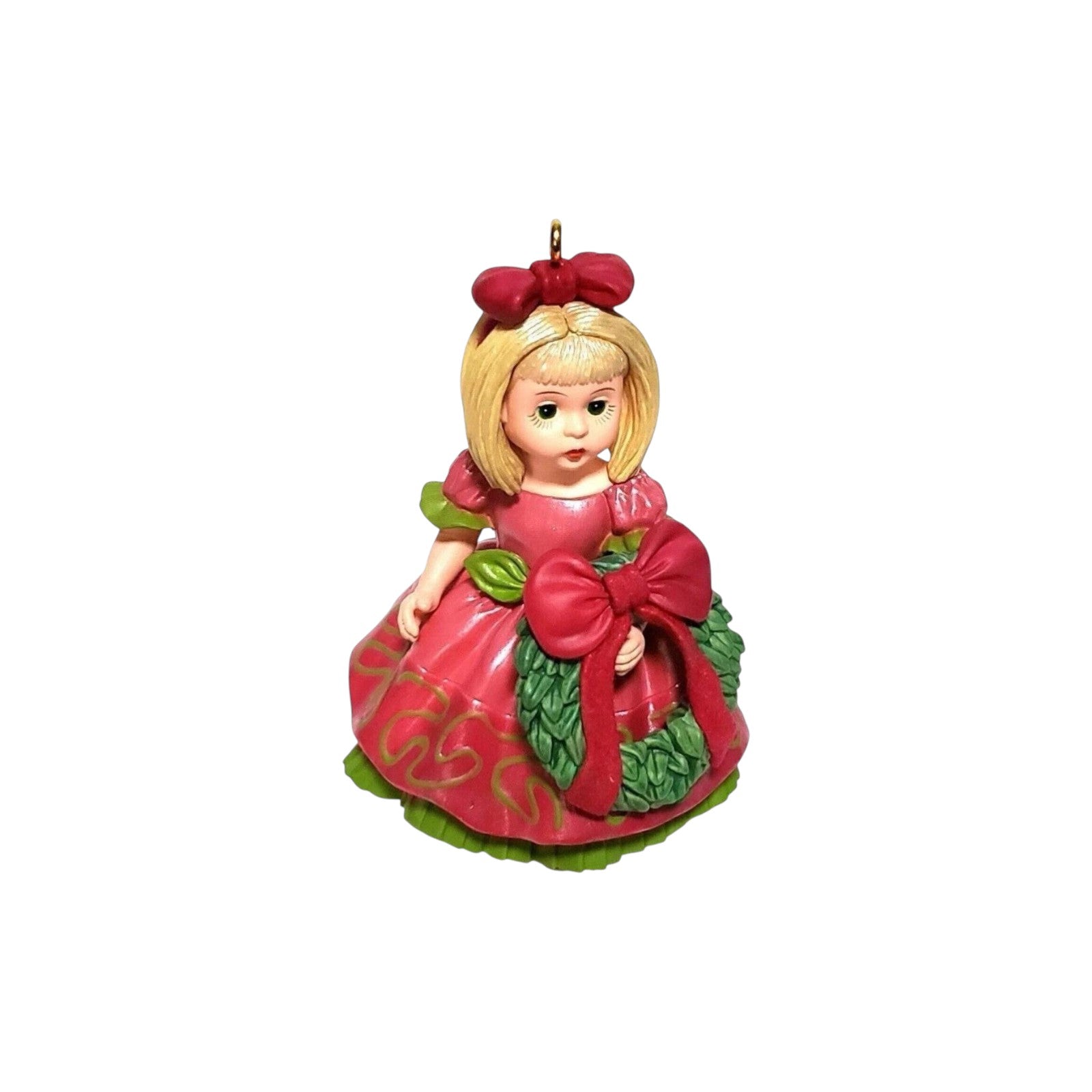 2009 Wreath of Holiday Wishes Hallmark Ornament (Madame Alexander) QX8325 Image1