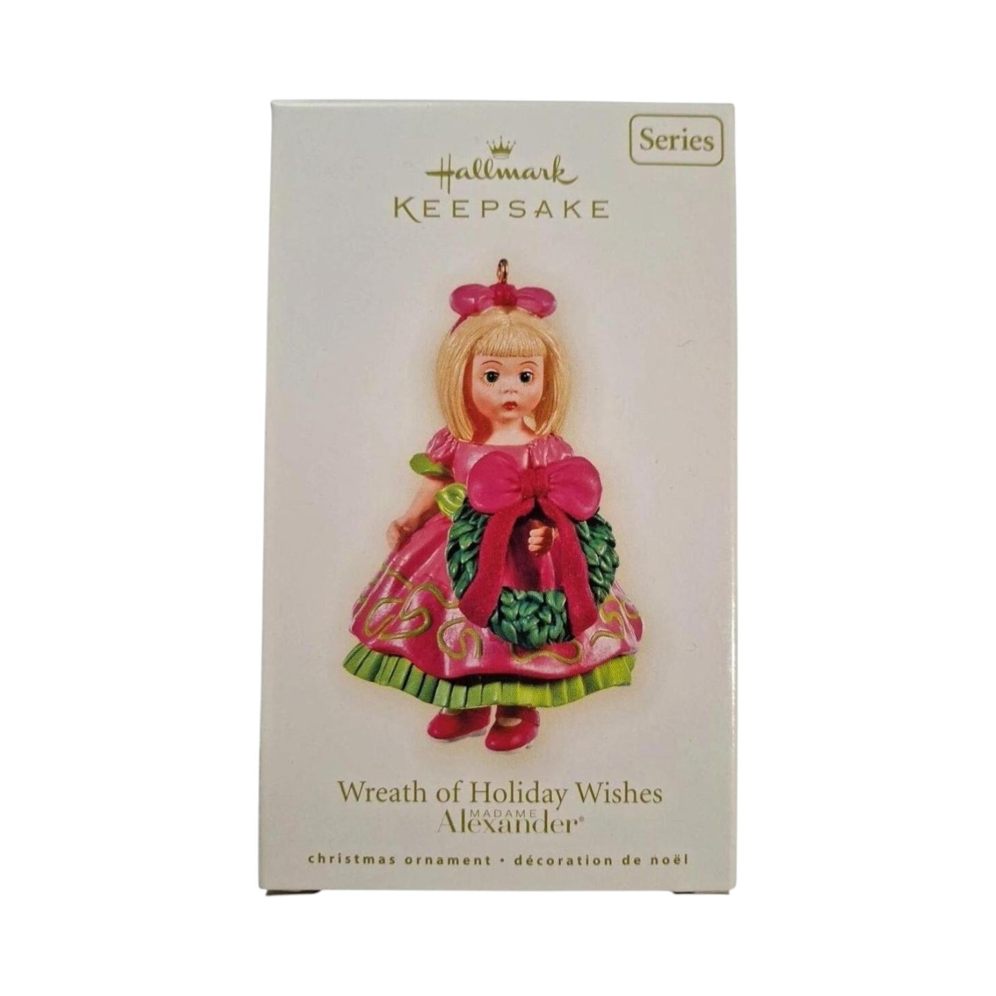 2009 Wreath of Holiday Wishes Hallmark Ornament (Madame Alexander) QX8325 Image2