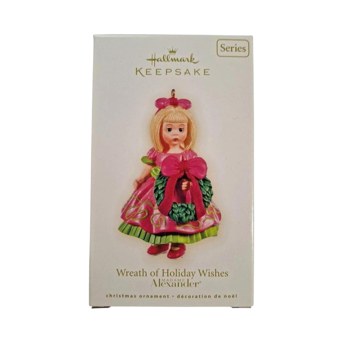 2009 Wreath of Holiday Wishes Hallmark Ornament (Madame Alexander) QX8325 Image2