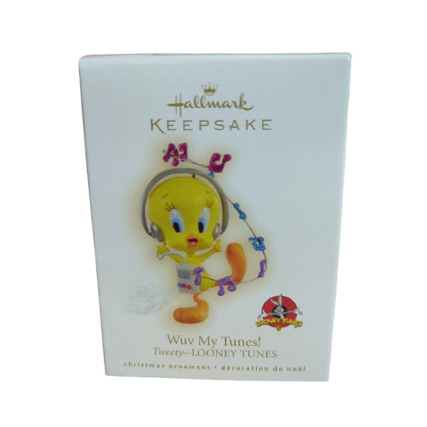 2009 Wuv My Tunes! Tweety Hallmark Ornament (Looney Tunes) QXI1025