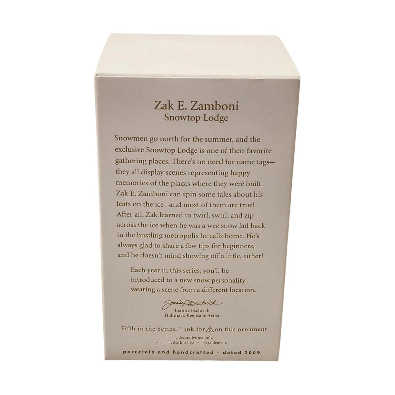 2009 Zak E. Zamboni Hallmark Ornament (Snowtop Lodge) QX8605 Image6