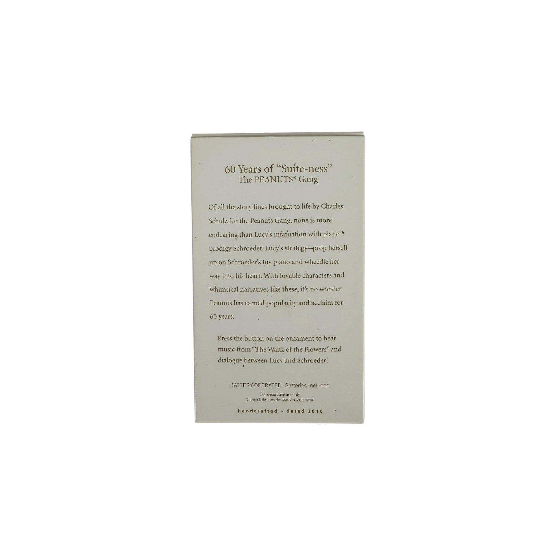 2010 60 Years of "Suite-ness" Hallmark Ornament (Peanuts) QK4016 Image7