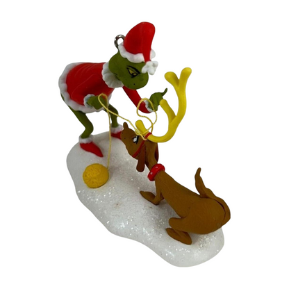 2010 All I Need Is a Reindeer Hallmark Ornament (The Grinch) QXI2183