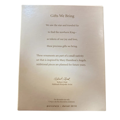2010 Gifts We Bring Hallmark Ornament (Mary's Angels Nativity) QXC1015