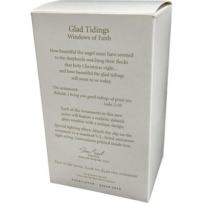 2010 Glad Tidings Hallmark Ornament (Windows of Faith) QX8363